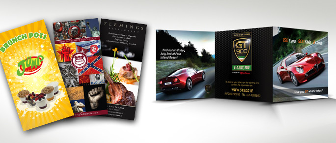 Quick turnaround on brochures, flyers & leaflets