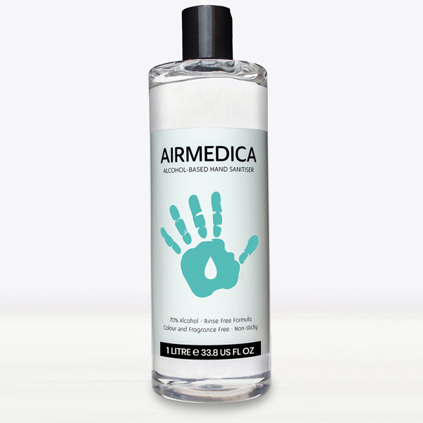 AIRMEDICA 1000ml - 1L Hand Sanitiser GEL