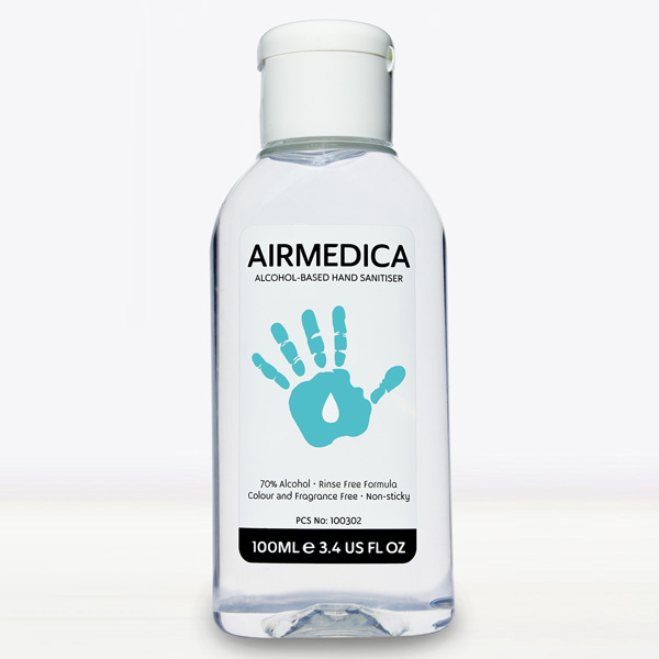 AIRMEDICA 100ml - 100ml Hand Sanitiser Gel