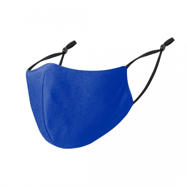 2 layer adjustable reusable face mask blue - 2 Layer Adjustable Face Mask