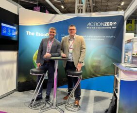 Action Zero Curved fabric wall - Fabric Display Pop Ups