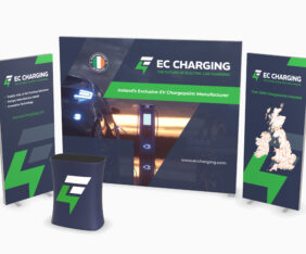 LED Lightboxes counter - Fabric Display Pop Ups